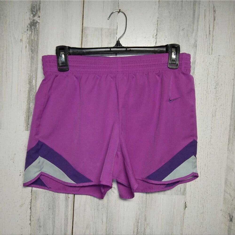 Nike Dri-Fit Running Shorts Women's Small Purple